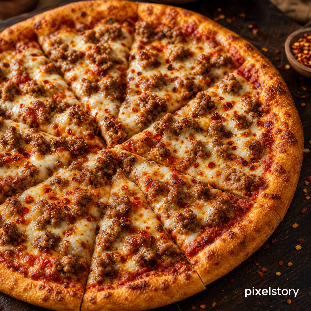 Spicy Sausage Pizza