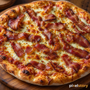 Smoked Bacon Pizza
