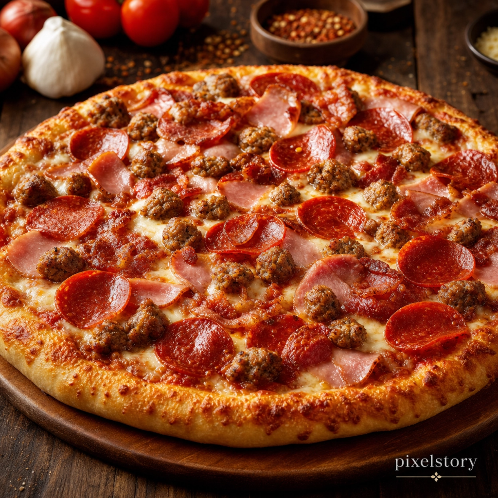 Meat Deluxe Pizza