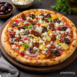 Mediterranean Veggie Pizza