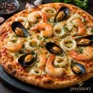 Seafood Gourmet Pizza