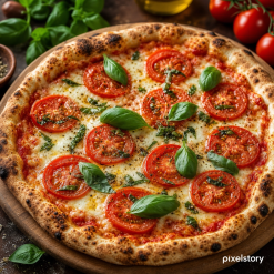Tomato Basil Pizza