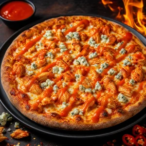 gourmet mushroom truffle pizza